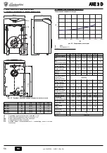 Preview for 56 page of Lamborghini Caloreclima AXE3D 32 Instructions For Use, Installation And Maintenance