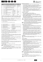 Preview for 21 page of Lamborghini Caloreclima ERA F23 Instructions For Use, Installation And Maintenance