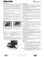 Preview for 3 page of Lamborghini Caloreclima TAURA D 24 MCA Instructions For Use, Installation And Maintenance