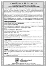 Preview for 2 page of LAMBORGHINI ECO 22 Installation And Maintenance Manual