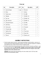 Preview for 5 page of Laminvale ET-F-017 Assembly Instructions And Safety Manual