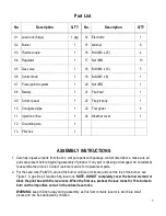 Preview for 5 page of Laminvale FR02-C Assembly Instructions And Safety Manual