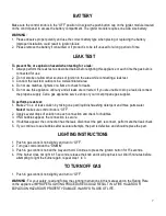 Preview for 7 page of Laminvale FR02-C Assembly Instructions And Safety Manual