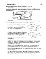 Preview for 11 page of Lamona HJA2180 Installation & Operating Instruction