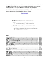 Preview for 2 page of Lampo IP30 User Manual