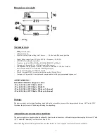 Preview for 3 page of Lampo IP30 User Manual