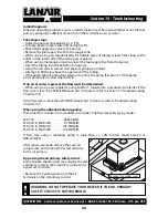 Preview for 48 page of Lanair MX SERIES 250 Installation And Operating Instructions Manual