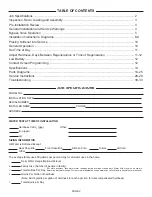 Preview for 2 page of Lancaster LX15 Series Installation, Operating And Service Manual