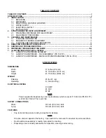 Preview for 2 page of lancer TD 1700 series Installation And Service Manual