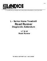 Preview for 109 page of Landice Cardio Trainer L8 Diagnostic And Service Manual