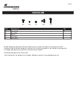 Preview for 3 page of Landmann 22582 Assembly And Use Instructions