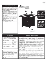 Preview for 10 page of Landmann 22582 Assembly And Use Instructions