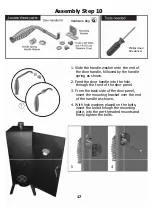 Preview for 17 page of Landmann Great Outdoors Smoky Mountain 3425BGW Assembly And Owner'S Manual