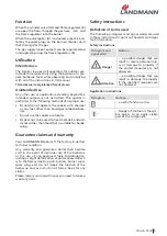 Preview for 5 page of Landmann Vinson VS32 Assembly And Operation Manual