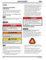 Preview for 8 page of Landoll 7812 Operator And Parts Manual