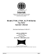 Preview for 36 page of Landoll LT10A Series Operator'S Manual