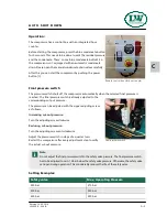 Preview for 114 page of L&W LW 225 E Operating Instructions Manual