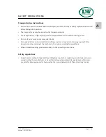 Preview for 18 page of L&W LW 320 E AL Nautic Operating Instructions Manual