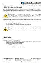 Preview for 42 page of Langer & Laumann TSG 200 Operating Instructions Manual