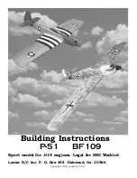 Preview for 1 page of Lanier R/C BF109 Building Instructions