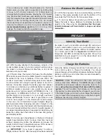 Preview for 19 page of Lanier R/C MARINER 40 MK II ARF Instruction Manual