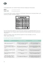 Preview for 18 page of LANILIA 5900652389773 Operating And Installation Instructions