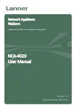 Lanner uCPE NCA-4020 User Manual preview