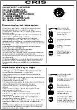 LANOmeble CRIS Assembly Instructions Manual preview