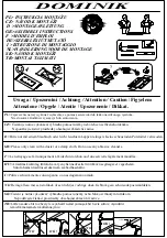 Preview for 1 page of LANOmeble Dominik Assembly Instructions Manual