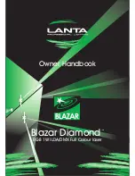 Lanta Blazar Diamond Owner'S Handbook Manual preview