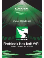 Preview for 1 page of Lanta Fireblock Hex Batt WIFI Owner'S Handbook Manual