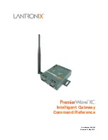 Preview for 1 page of Lantronix PremierWave XC Command Reference Manual