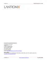 Preview for 473 page of Lantronix SM12XPA User Manual