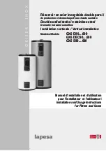 lapesa GEISER INOX GX6 D90 Installation And Usage Instructions preview