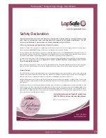 Preview for 15 page of LapSafe Traveller series User Manual