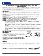 Preview for 1 page of Larson Electronics LEDLB-12E-F-M-1227 Instruction Manual