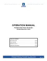 Larson Electronics SPG530-500AH-24V-TLR10 Operation Manual preview