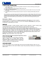 Preview for 2 page of Larson Electronics TPM-LEDLB-32E Instruction Manual