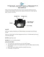 Preview for 1 page of Larson Electronics WAL-LED-HL-X2 User Manual