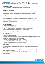 Preview for 3 page of Laser CDBB-303BT Quick Operation Manual