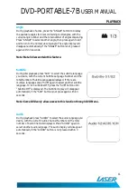 Preview for 11 page of Laser DVD-PORTABLE-7B User Manual