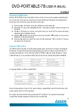 Preview for 13 page of Laser DVD-PORTABLE-7B User Manual