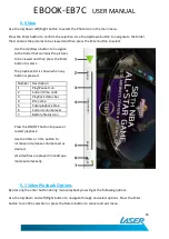 Preview for 16 page of Laser EBOOK-EB7C User Manual