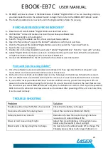 Preview for 20 page of Laser EBOOK-EB7C User Manual