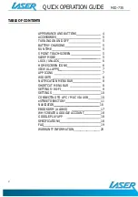 Preview for 2 page of Laser MID-735 Quick Operation Manual