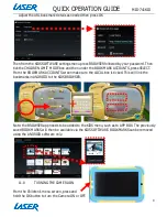 Preview for 9 page of Laser MID-741KID Quick Operation Manual