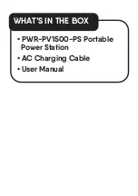 Preview for 5 page of Laser NRGVAULT PV1500 User Manual