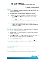 Preview for 9 page of Laser SNOOZE MASTER SPK-IPT2000 User Manual