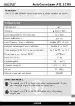 Preview for 55 page of LaserLiner AutoCross-Laser ACL 2C RX Operating Instructions Manual