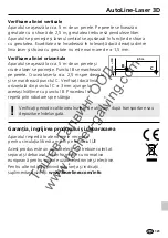 Preview for 121 page of LaserLiner AutoLine-Laser 3D Operating Instructions Manual